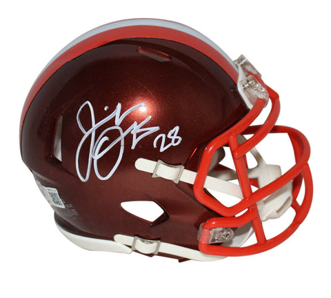 Jeremiah Owusu-Koramoah Signed Cleveland Browns Flash Mini Helmet BAS 34749