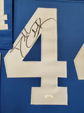 FRAMED INDIANAPOLIS COLTS DALLAS CLARK AUTOGRAPHED SIGNED JERSEY JSA COA