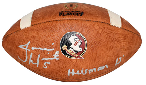 JAMEIS WINSTON SIGNED FLORIDA STATE SEMINOLES WILSON NCAA PLAYOFF FOOTBALL JSA