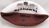 Michael Dickson Autographed Seahawks White Logo Football (Flat) MCS Holo #98836