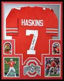 FRAMED OHIO STATE BUCKEYES DWAYNE HASKINS AUTOGRAPHED SIGNED JERSEY JSA SD COA