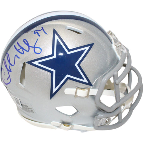 Charles Haley Autographed/Signed Dallas Cowboys Mini Helmet Beckett 48061