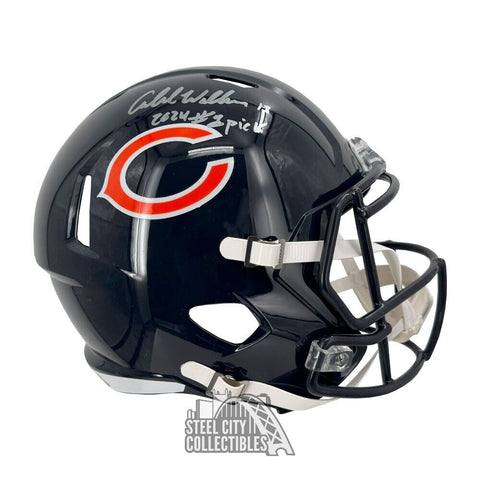 Caleb Williams INSC Autographed Chicago Speed Replica Full Size Helmet -Fanatics