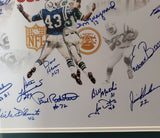 1968 Jets Super Bowl III Auto Framed 16x20 Photo 25 Sigs Namath PSA/DNA S06373