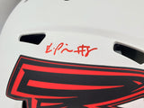 KYLE PITTS AUTOGRAPHED FALCONS LUNAR ECLIPSE FULL SIZE AUTH HELMET DIRTY BIRD