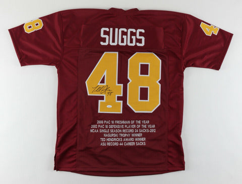 Terrell Suggs Signed Arizona State Sun Devils Jersey (JSA COA) 7xPro Bowl LB