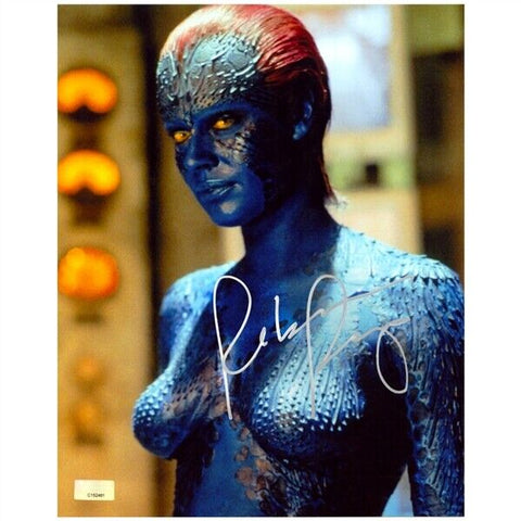 Rebecca Romijn Autographed X-Men Mystique 8x10 Photo