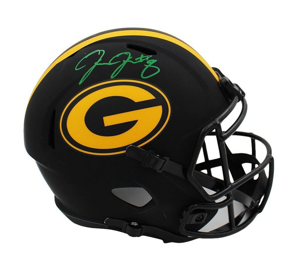 Josh Jacobs Signed Green Bay Packers Speed Full Size Eclipse NFL Helmet