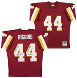 Commanders John Riggins "4x Insc" Signed 1982 Maroon M&N Jersey BAS Witnessed