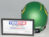 MEL RENFRO AUTOGRAPHED SIGNED OREGON DUCKS APPLE GREEN MINI HELMET TRISTAR