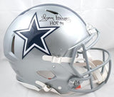 Tony Dorsett Signed Cowboys F/S Speed Authentic Helmet w/HOF- Beckett W Holo