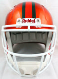 Warren Sapp Autographed Miami Hurricanes F/S Flash Speed Helmet w/Insc.-BAW Holo