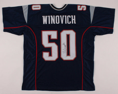 Chase Winovich Signed New England Patriots Jersey (JSA COA) 2019 3rd Round Pick