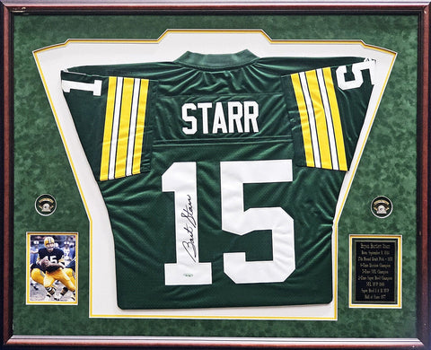 Christian Watson Signed Packers 35x43 Framed Jersey (JSA) Green Bay Rookie  W.R.