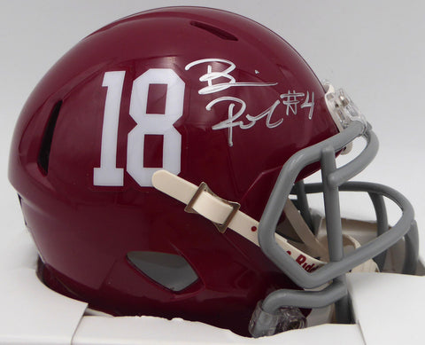 Brian Robinson Autographed Signed Alabama Mini Helmet Fanatics Holo #DQ16443588