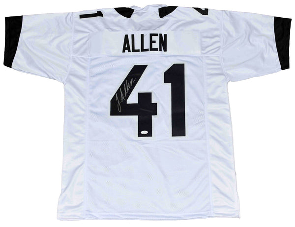 JOSH ALLEN AUTOGRAPHED SIGNED JACKSONVILLE JAGUARS #41 WHITE JERSEY JSA