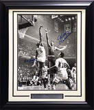 Wilt Chamberlain & Bill Russell Autographed Framed 16x20 Photo Beckett #AC85138