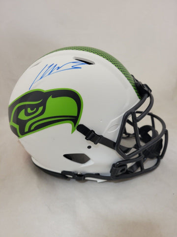 KENNETH WALKER III SIGNED SEAHAWKS F/S LUNAR ECLIPSE SPEED AUTHENTIC HELMET BAS