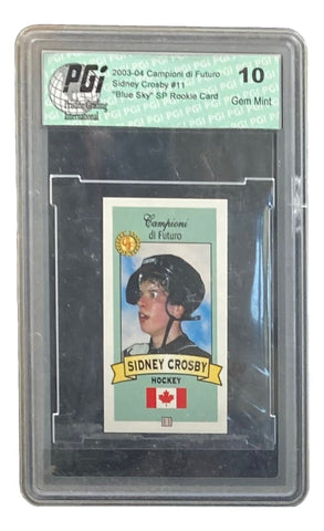 Sidney Crosby 2003-04 Campioni di Futuro #11 Blue Sky RC PGI Gem Mt 10