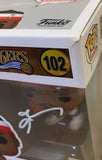 Allen Iverson Autographed 76ers Signed Basketball Funko Pop 102 PSA Damaged