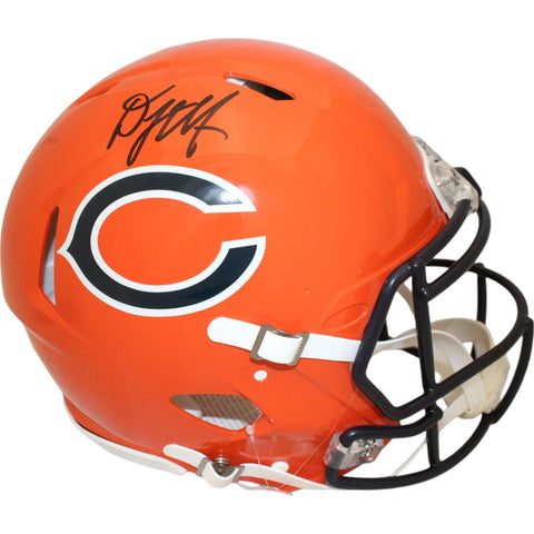 DJ Moore Autographed/Signed Chicago Bears Authentic 22 Alt Helmet Beckett 48367