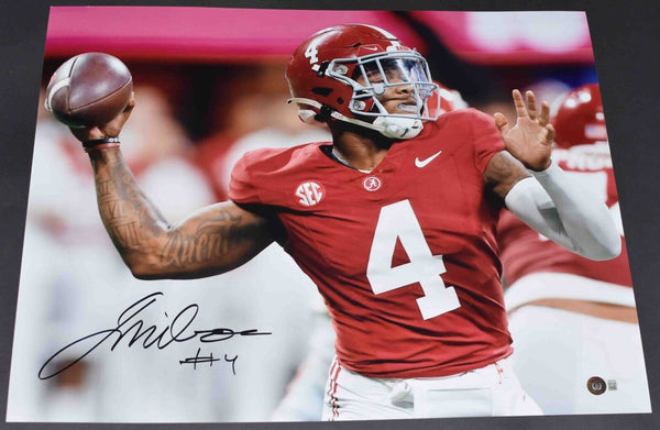 JALEN MILROE SIGNED AUTOGRAPHED ALABAMA CRIMSON TIDE 16X20 PHOTO BECKETT