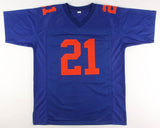 Jabrill Peppers Signed New York Giants Color Rush Jersey (JSA COA) All Pro D.B.