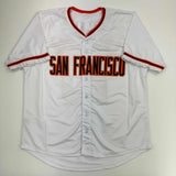 Autographed/Signed Evan Longoria San Francisco White Baseball Jersey JSA COA