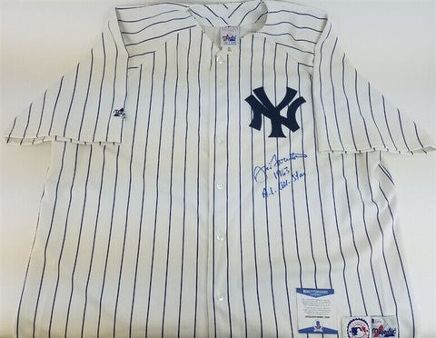 Jim Bouton Signed New York Yankees Pinstriped Jersey (Beckett COA) 1963 All Star