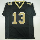 Autographed/Signed MICHAEL THOMAS New Orleans Black Football Jersey JSA COA Auto