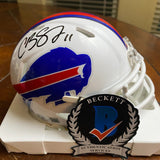 Cole Beasley Autographed Signed Buffalo Bills Mini Helmet Beckett