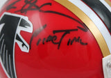 Deion Sanders Signed Atlanta Falcons 66-69 Mini Helmet w/Primtime-Beckett W Holo