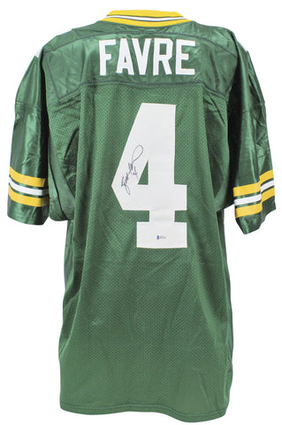 Packers Brett Favre Authentic Signed Green Authentic Wilson Jersey BAS #H92242