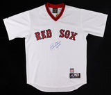 Bobby Doerr Twice-Signed Boston Red Sox Jersey Inscribed "HOF 86" (Beckett COA)