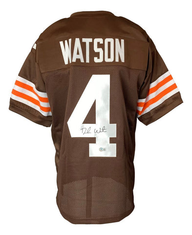 Deshaun Watson Cleveland Signed Brown Football Jersey BAS