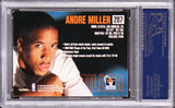 Cavaliers Andre Miller Signed 1999 Skybox Dominion #207 Card PSA/DNA Slabbed