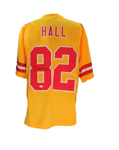 Dante Hall Signed/Autographed Gold Custom Football Jersey KC Chiefs JSA 193583