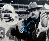 Earl Campbell Signed Oilers 16x20 With Bum Phillips Photo With HOF- JSA W Auth