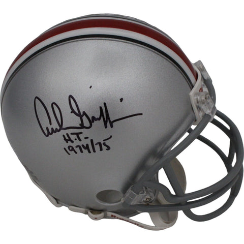 Archie Griffin Signed Ohio State Buckeyes VSR4 Mini Helmet HT 74-75 PSA 46045