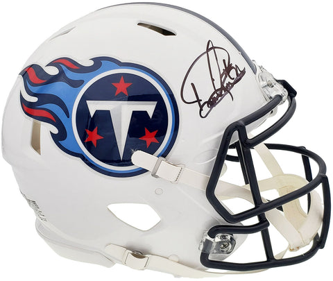 DERRICK HENRY AUTOGRAPHED TITANS WHITE FULL SIZE AUTHENTIC HELMET BECKETT 196809