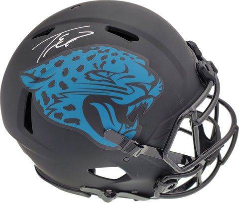 TRAVIS ETIENNE AUTOGRAPHED JAGUARS ECLIPSE BLACK FULL SIZE HELMET BECKETT 194884