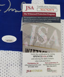 Dan Issel Signed Kentucky Wildcats White Jersey (JSA COA) Denver Nugget All Star