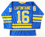 Pat LaFontaine Signed Buffalo Sabres Captain's Jersey (Total Sports Enterprises)