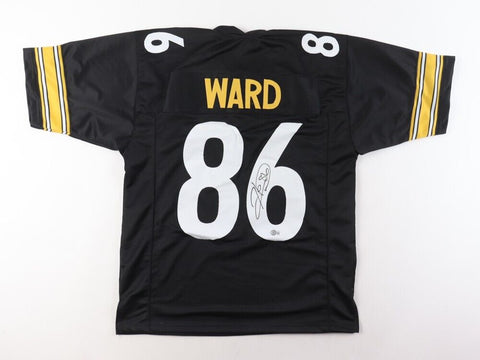 Hines Ward Signed Pittsburgh Steelers Jersey (Beckett) 2xSuper Bowl Champion/ WR