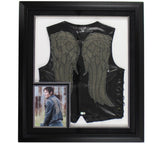 Norman Reedus Signed The Walking Dead LED Framed Angel Wing Vest