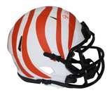 Ja'Marr Chase Signed Cincinnati Bengals Lunar Mini Helmet BAS 34889