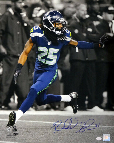 RICHARD SHERMAN AUTOGRAPHED SIGNED 16X20 PHOTO SEATTLE SEAHAWKS RS HOLO 74076