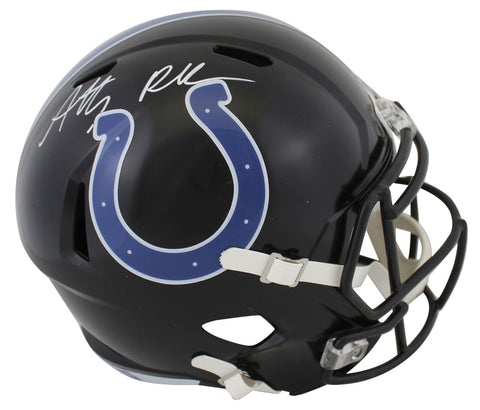 Colts Anthony Richardson Signed 2023 On-Field Full Size Speed Rep Helmet Fan