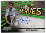 2024 Topps Graphite Tennis Signature Serves Pete Sampras Auto Green /75