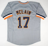 Denny McLain Signed 1968 Detroit Tiger Jersey Inscrd "IP: 336, CG: 28" (JSA COA)